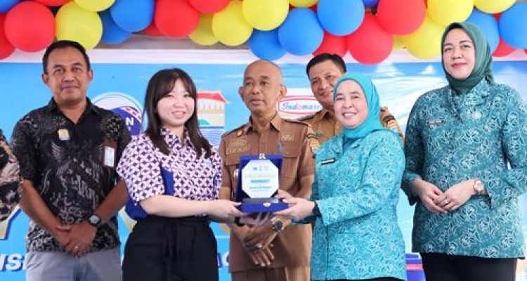 PKK Palembang Gandeng Indomaret dan Frisian Flag, Salurkan Bantuan PMT Untuk Cegah Stunting