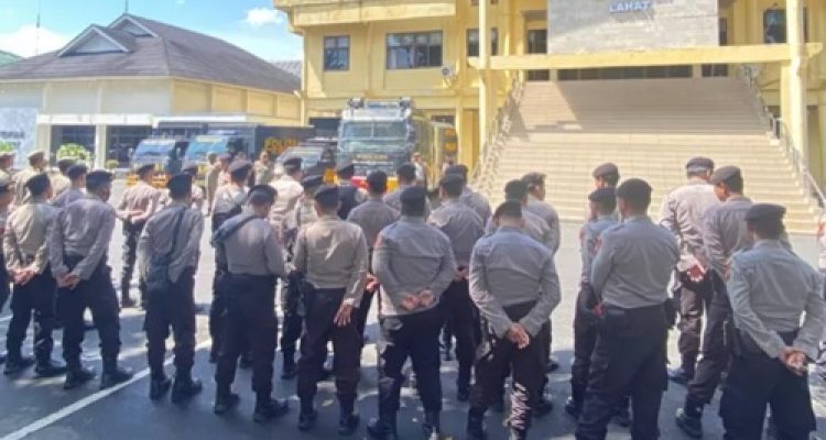Meski Tak Ada Aksi Massa, Polres Lahat Tetap Siagakan Pengamanan di Gedung DPRD