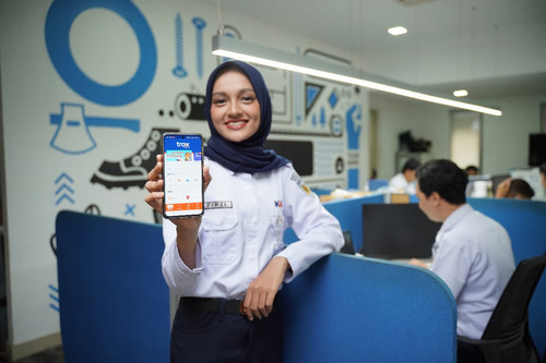 Transaksi Digital Kurir Aplikasi KAI Logistik TRAX Meningkat Signifikan. Foto : viralsumsel.com
