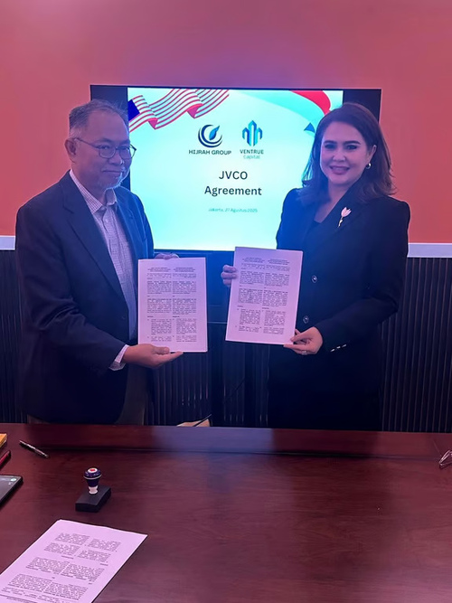Ventrue–Hijrah Resmikan JV Pembiayaan Dapur MBG. Foto: viralsumsel.com