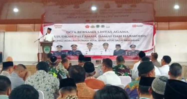 Doa Bersama Lintas Agama, Bupati PALI: Mari Jaga Persatuan demi Daerah yang Damai dan Harmonis