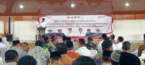 Doa Bersama Lintas Agama, Bupati PALI: Mari Jaga Persatuan demi Daerah yang Damai dan Harmonis