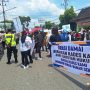 Warga Mesuji Gelar Orasi Damai di PN Kayuagung, Suarakan Dukungan untuk Kades Pematang Panggang, Dugaan Pemalsuan Ijazah