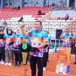 Peringati Haornas, Bupati H M Toha Tohet,SH dan Ribuan Masyarakat Muba Senam Sehat Bersama