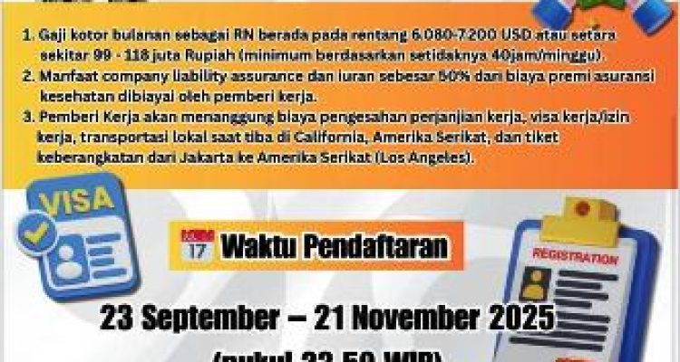 Gaji Rp118 Juta per Bulan, Pemkab Muba Fasilitasi Perawat ke Amerika Serikat