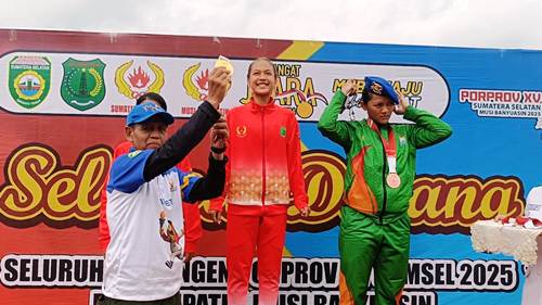 Atlet Putri Muba Sabet Emas dan Perak di Lomba Lari 200 Meter PORPROV Sumsel XV
