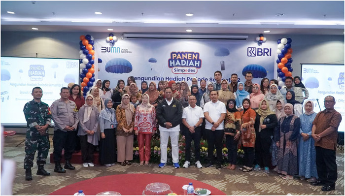 BRI Branch Office Kemayoran Region 6/Jakarta 1 Gelar Panen Hadiah Simpedes TW II periode 2024, Apresiasi untuk Nasabah Setia. Foto: viralsumsel.com