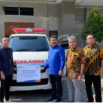 BRI Branch Office Kramat Region 6Jakarta 1 Serahkan Bantuan 1 Unit Mobil Ambulans Kepada Gereja HKBP Letjend Suprapto. Foto: viralsumsel.com