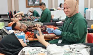 BRI Region 6/Jakarta 1 Gelar Aksi Donor Darah Bersama PMI DKI Jakarta. Foto: viralsumsel.com