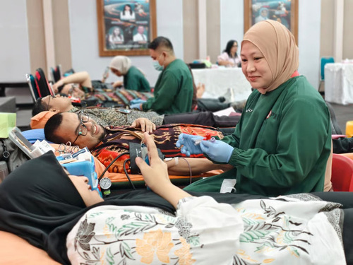 BRI Region 6/Jakarta 1 Gelar Aksi Donor Darah Bersama PMI DKI Jakarta. Foto: viralsumsel.com