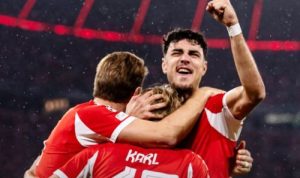 Bayern Munich Lumat Club Brugge 4-0, Harry Kane dan Laimer Pimpin Dominasi di Allianz Arena