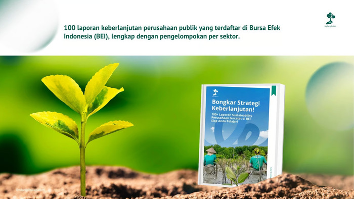 E-book “Bongkar Strategi Keberlanjutan! Kumpulan 100+ Laporan Sustainability Perusahaan Tercatat di BEI” Foto: viralsumsel.com