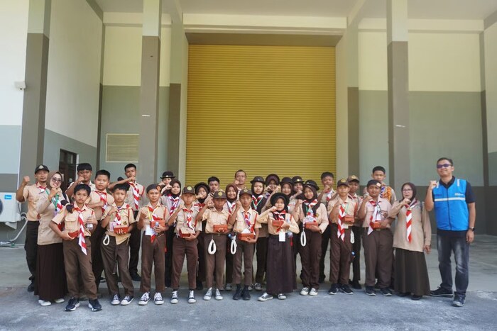 Edukasi Tentang Proses PLTA, UBP Jatigede Sambut Siswa-Siswi Pramuka Se-Kecamatan Jatigede. Foto: viralsumsel.com
