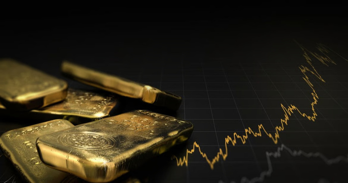 Harga Emas tembus rekor tertinggi baru di $4.132 per ons pada Selasa (1410). Foto: viralsumsel.com