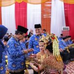 Rapat Kordinasi Nasional (Rakornas) KORPRI ke XVII dibuka oleh Kepala Badan Kepegawaian Nasional (BKN) sekaligus Ketua Umum Pengurus Korpri Nasional Prof. Zudan Arif Fakrulloh SH, MH, di rumah dinas Gubernur Sumatera Selatan Griya Agung Palembang, Sabtu (4/10/2025). Dengan mengusung Korpri Solid Mewujudkan Asta Cita, diharapkan khususnya ASN di sumsel ini bisa solid dan bekerja dengan semangat. Hadir dalam rakernas ini, antara lain, Wakil Menteri Dalam Negeri Bima Arya, Wakil Kepala BKN Haryomo Dwi Putranto dan Gubernur Sumsel Herman Deru serta seluruh Sekertaris Daerah se-kabupaten/kota di Indonesia.