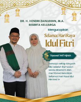 Hendri Zainuddin Sampaikan Ucapan Idul Fitri 1447 H, Ajak Masyarakat Perkuat Silaturahmi
