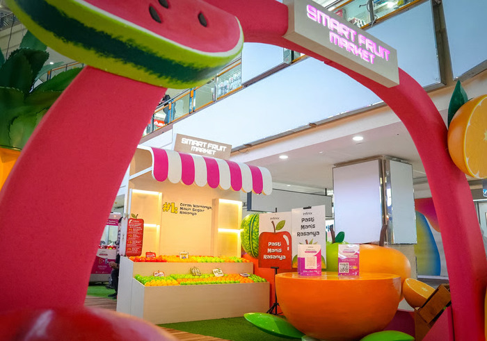 Infinix Hadirkan Pengalaman Unik Memilih Smartphone Lewat Pop-Up Store Imersif, “SMART Fruit Market” Foto: viralsumsel.com