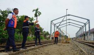 KAI Divre I Sumut Tata dan Perluas Stasiun Lima Puluh. Foto: viralsumsel.com