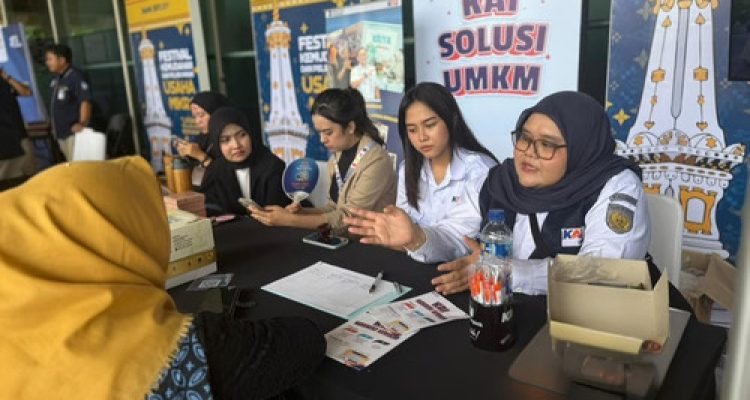 KAI Group Perkuat Dukungan terhadap UMKM. Foto : viralsumsel.com