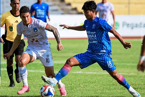 Live PSPS vs Sumsel United: Laskar Juaro Tertinggal 0-1 di Babak Pertama