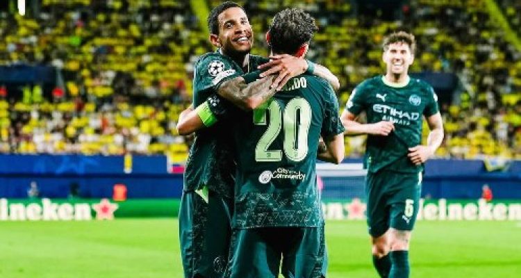 Haaland dan Bernardo Silva Antar Manchester City Tumbangkan Villarreal 2-0 di Liga Champions