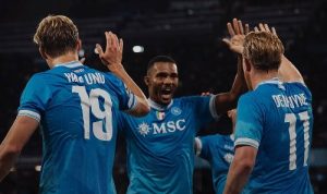 Dwigol Rasmus Hojlund Antar Napoli Raih Kemenangan Perdana di Liga Champions Usai Taklukkan Sporting CP 2-1