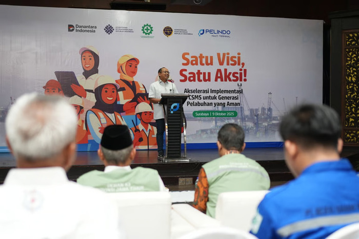 Pelindo Terapkan CSMS untuk Perkuat Budaya Keselamatan Kerja di Pelabuhan. Foto: viralsumsel.com