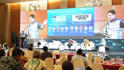 Pelindo Solusi Logistik Gaungkan Semangat Transformasi & Efisiensi Bidang Transportasi dan Distribusi di Indonesia Economic Outlook 2026. Sumber : viralsumsel.com