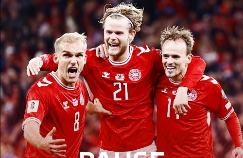 Denmark Taklukkan Yunani 3-1, Hojlund Bersinar, Damsgaard Pastikan Dominasi di Grup C