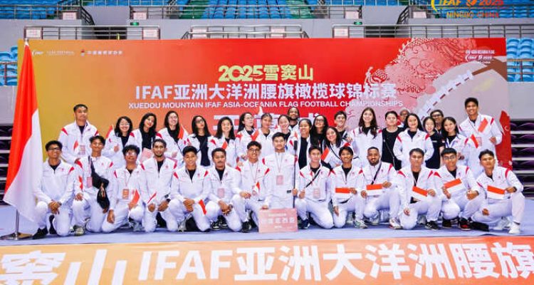 Timnas Flag Football Indonesia Ukir Prestasi di IFAF Asia–Oceania Championship 2025!. Foto : viralsumsel.com