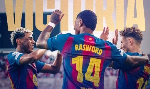 Hattrick Fermin Lopez Antar Barcelona Bungkam Olympiacos 6-1 di Liga Champions