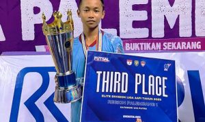 Bimo Fahri Ramadhan Defender SSB PSS Sabet Pemain Terbaik Perebutan Tempat Ketiga Elite Division Liga AAFI 2025