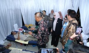 HUT ke-21 DPD RI, Hj. Eva Susanti Hadiri Aksi “Senator Peduli Donor Darah” Bersama PMI