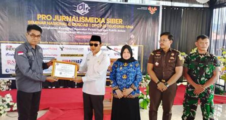 Bupati Touna Sulteng Hadiri Muscab I PJS, Dukung UKW Digelar di Pulau Wisata Togian