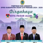 DPRD Ogan Ilir Ucapkan Dirgahayu ke-24 untuk Kota Pagar Alam : Jadilah Kota yang Hebat dan Bekerja dengan Hati!