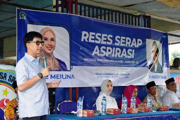 Reses Dapil III DPRD Sumsel, H. Handry Pratama Putra Siap Kawal Aspirasi Masyarakat OKI ke Tingkat Provinsi. Foto :  viralsumsel.com 