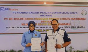 Wujudkan Komitmen Tata Kelola Berintegritas, BRI Finance Gandeng Kejari Pekanbaru. Foto : viralsumsel.com