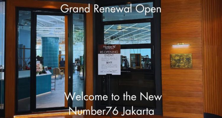 Number76 Jakarta, grand reopening di kawasan SCBD. Foto:viralsumsel.com