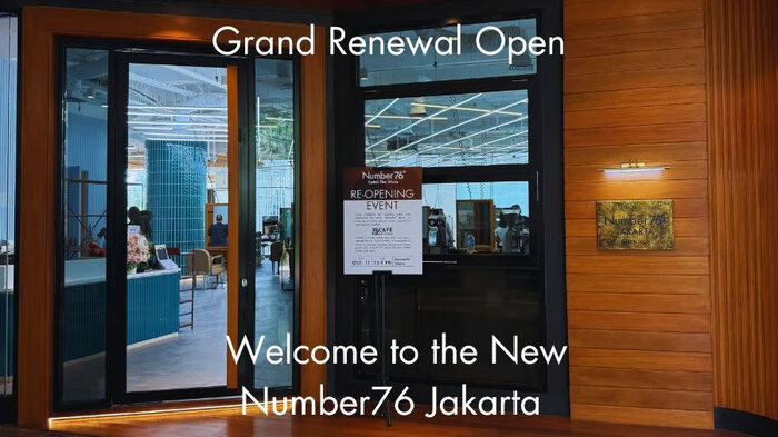 Number76 Jakarta, grand reopening di kawasan SCBD. Foto:viralsumsel.com