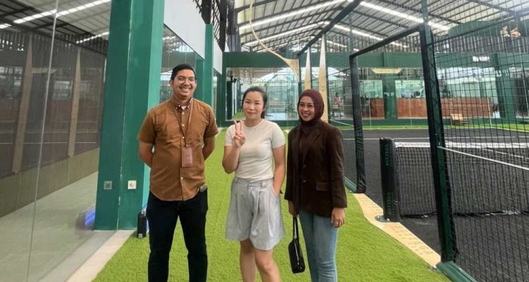 BRI Branch Office Gunung Sahari Region 6Jakarta 1 Jalin Kerja Sama dengan Bottega Padel BSD. Foto: viralsumsel.com