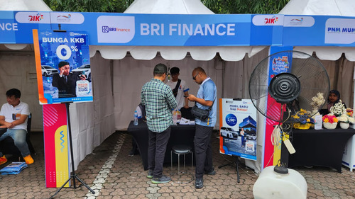 BRI Finance Hadirkan Promo di Pasar Keuangan Rakyat di Medan. Foto : viralsumsel.com