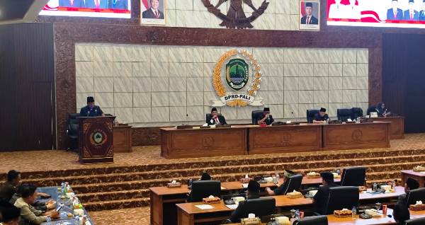 Rapat Paripurna Ke-14 DPRD PALI Bahas Pandangan Fraksi-Fraksi Terhadap Raperda APBD Tahun Anggaran 2026