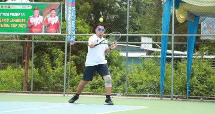Turnamen Tenis Dandim 0401/Muba Cup 2025 Resmi Bergulir, Ratusan Peserta Padati Lapangan Randik Sekayu