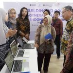 Dirut Telkom Mengunjungi Booth Startup Lokal Jogja. Foto: viralsumsel.com