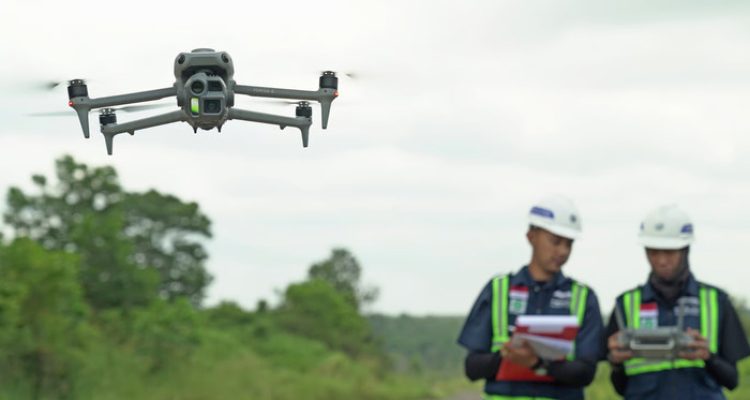 Drone Percepat Inspeksi Aset PLTU dan Tingkatkan Standar Keamanan Industri. Foto: viralsumsel.com