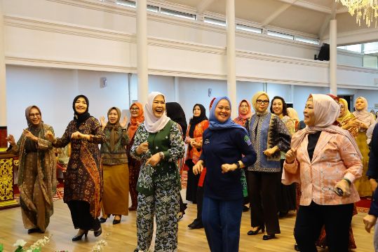 Feby Deru Ajak DWP OPD Sumsel Lebih Aktif dan Solid Jalankan Program Organisasi