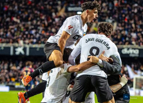 Valencia Amankan Kemenangan Tipis 1-0 atas Levante, Hugo Duro Jadi Pembeda di Mestalla
