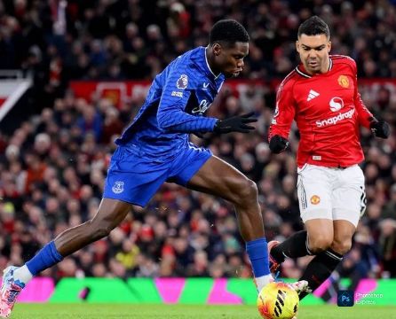 MU Dipermalukan Everton yang Bermain dengan 10 Pemain, Setan Merah Tersungkur 0-1 di Old Trafford