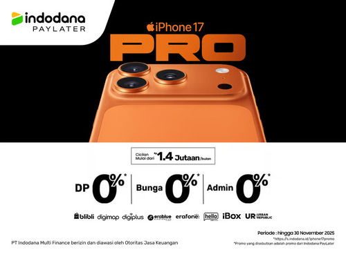 Bawa Pulang iPhone 17 lebih Mudah dan Terjangkau dengan Indodana PayLater. Sumber : viralsumsel.com