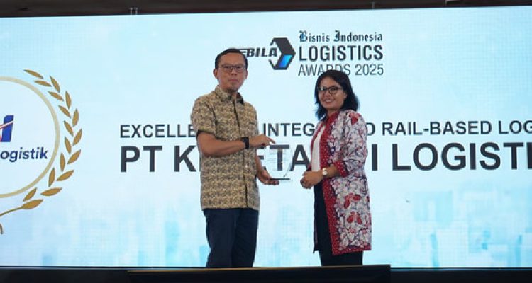 KAI Logistik Raih Penghargaan “Excellence in Integrated Rail-Based Logistics Solutions”. Foto : viralsumsel.com